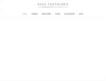 Tablet Screenshot of nikofasthuber.at